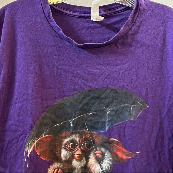 Bella + Canvas Men's Purple Gremlins Graphic T-Shirt Size L Short Sleeve - Picture 6 of 15